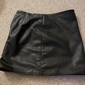 H&M Black A-Line Skirt